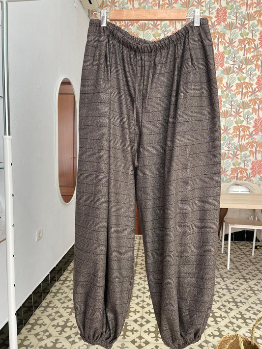 PANTALON BOMBACHO CUADROS